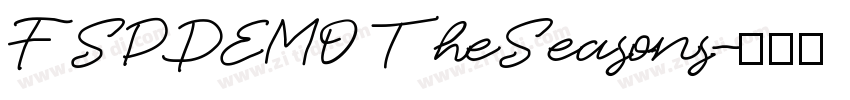 FSPDEMO TheSeasons字体转换